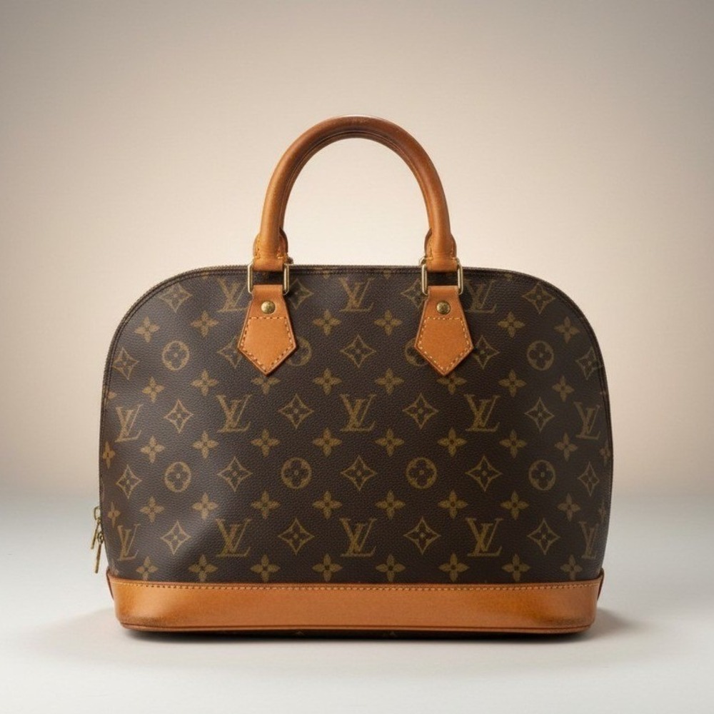 Louis Vuitton Alma PM Monogram Canvas Satchel – Authentic‎ LV